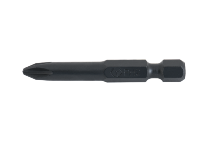 1/4" Power Bit PH2 65MM S2 Steel 10PC