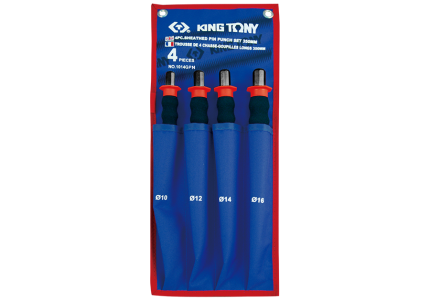 4PC Pin Punch Set 350MM with Storage Bag