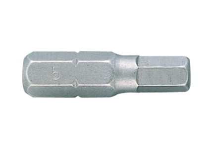 1/4" Hex Bit H5 x 25MM S2 Steel