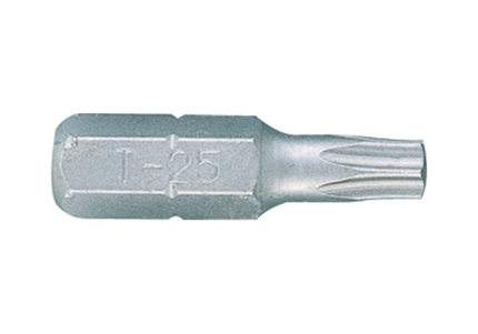 1/4" TR Torx Bit T7H x 25MM Tamper Resistant