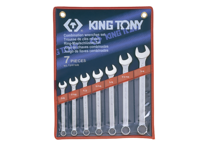 7PC SAE Combination Wrench Set 3/8"-3/4"