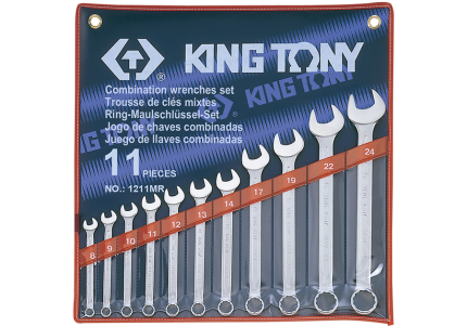 11PC Metric Combination Wrench Set 8-24MM