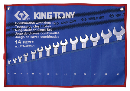 14PC Metric Combination Wrench Set Tetoron 10-32MM
