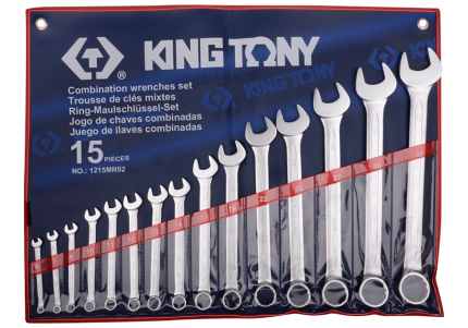 15PC Metric Combination Wrench Set 6-32MM