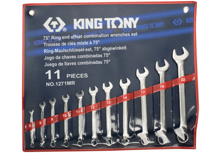 11PC Offset Combination Wrench Set 6-22MM