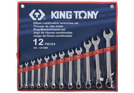 12PC Offset Combination Wrench Set 6-22MM