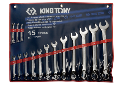 15PC Offset Combination Wrench Set 6-32MM