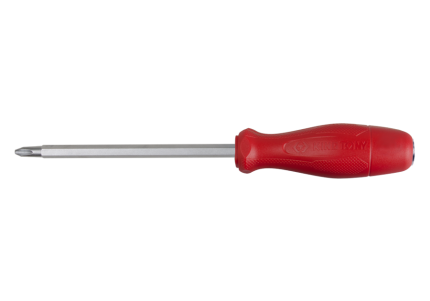Go Thru Phillips PH2 Screwdriver 125MM Hex Shank Big Handle