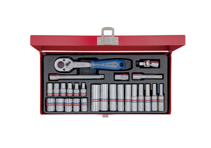 7 Drawer Ball Bearing Type Tool Trolley 5" Caster