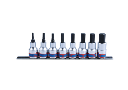 8PC 3/8" Drive Hex Bit Socket Set 3–12MM