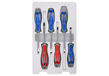6PC Screwdriver Set with Color Box Pack