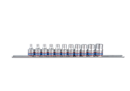 11PC 3/8" Drive Star Socket Set Chrome