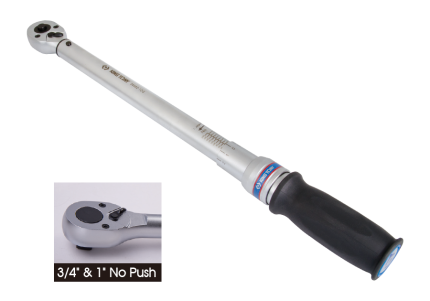 1/2" Drive Adjustable Torque Wrench 40-200NM CW/CCW