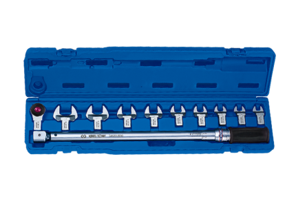 11PC INTERCHANGEABLE TORQUE WRENCH SET 14 x 18 100NM