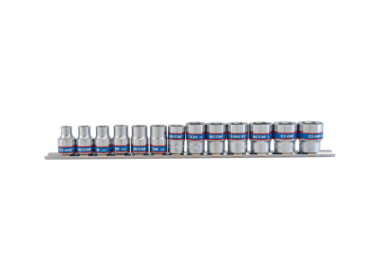 13PC 3/8" Drive Socket Set 6PT Metric Chrome