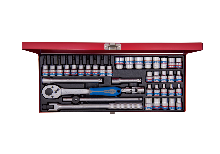 3537MR.png 39PC 3/8" Drive Socket Set 6PT Metric Chrome - Image 1