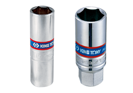 3/8" Drive Spark Plug Socket 14MM 6PT With Spring