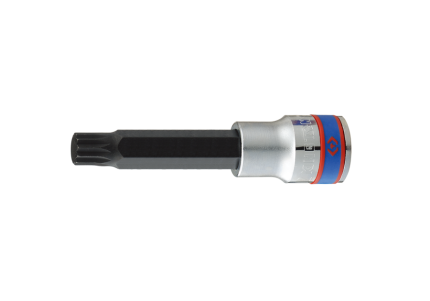 1/2" Drive Spline Bit Socket M5 x 80MM Length Chrome