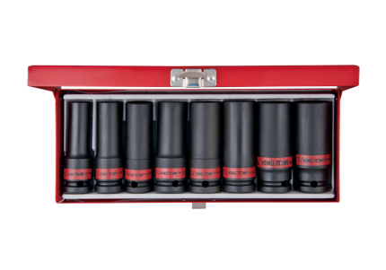 8PC 1/2" Drive Deep Impact Socket Set SAE