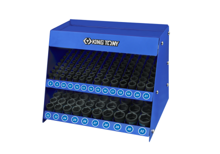 158PC 1/2" Drive Impact Socket Shelf Set Metric