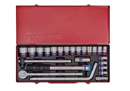 24PC 1/2" Drive Socket Set 6PT 10-32MM Metric