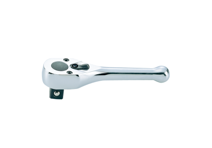 1/2" Drive MINI REVERSIBLE RATCHET 4-3/4" KNURL CHROME