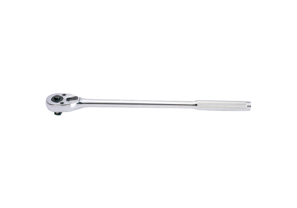 1/2" Drive PUSH REVERSIBLE RATCHET 10" KNURL CHROME