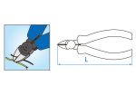 6" Diagonal Cutting Pliers European Style PP+TPR Grip - Image 3