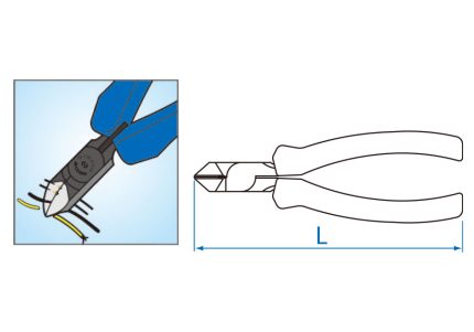 6" Diagonal Cutting Nipper Wire Stripper