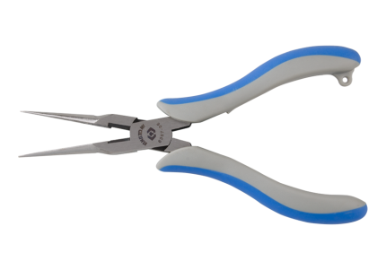 Precision Half Round Nose Pliers 6" Flat