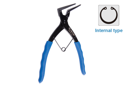 Long Arms Internal 90° Degree Snap Ring Pliers 7"