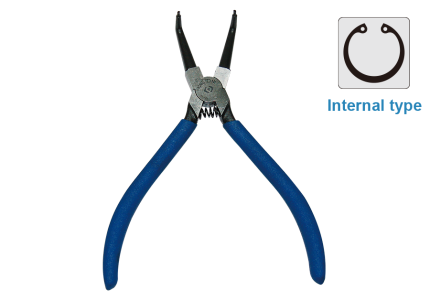 Internal 90° Degree Bent Circlip Pliers 5"