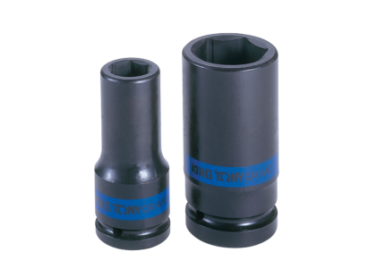 3/4" Drive Deep Thin Wall Impact Socket 19MM 6PT METRIC BLACK
