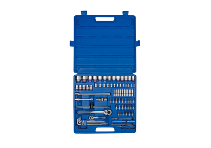 83PC 1/4" & 1/2" Drive Socket & Wrench Set