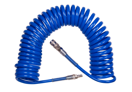 PU Air Spiral Hose 20M 640PSI 1/4" BSPT EU