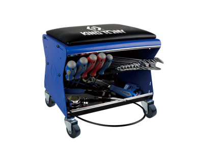 Roller Seat With Rack Metal Tray