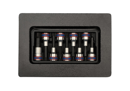 9PC 1/2" Drive Torx Bit Socket Set For Tool Box