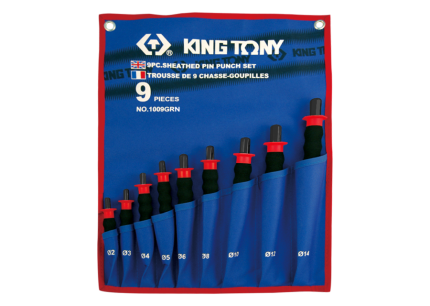 9PC Sheathed Pin Punch Set