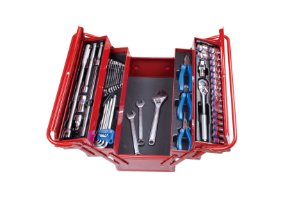 52PC 5 Section Fold Up Tool Box Set