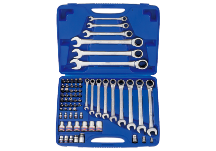 68PC Combination Speed Wrench Set Metric