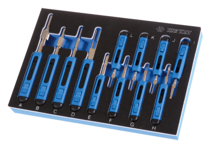 12PC Terminal Release Tool Set With EVA Foam