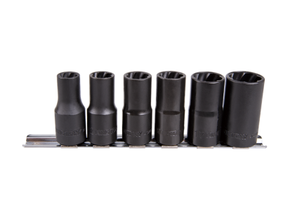 6PC 1/2" Drive Bolt Extractor Set 10 - 19MM
