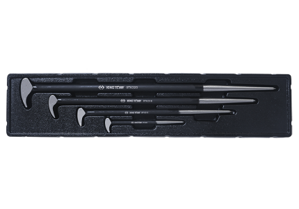 4PC Rolling Head Pry Bar Set