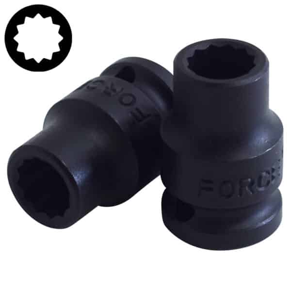 1/2" Drive Impact Socket 12MM 12PT