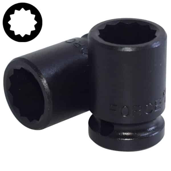 1/2" Drive Impact Socket 17MM 12PT