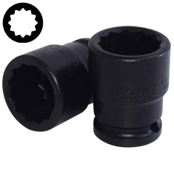 1/2" Drive Impact Socket 23MM 12PT
