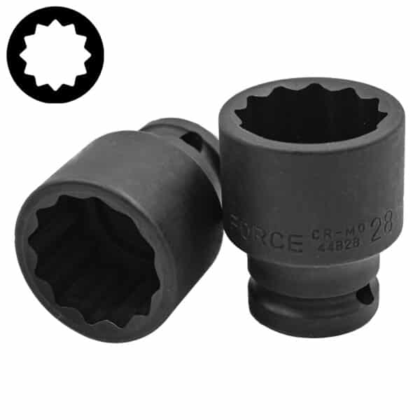 1/2" Drive Impact Socket 28MM 12PT