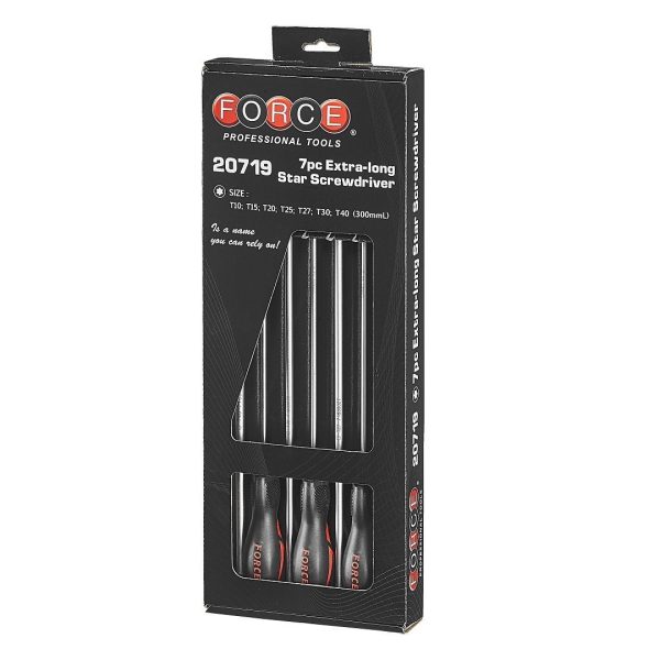 7PC Star Screwdriver Set T10 - T40 300MM Length