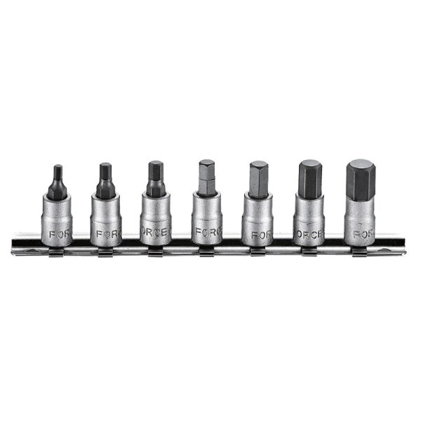 7PC 1/4" Drive Hex Socket Bit Set 1/8"–3/8" 32MM Length