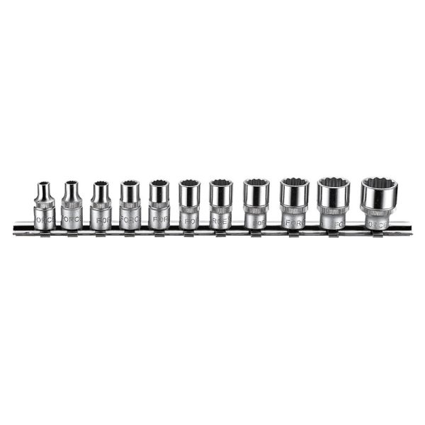 11PC 1/4" Drive Socket Reel Set 12PT 5/32"–9/16"